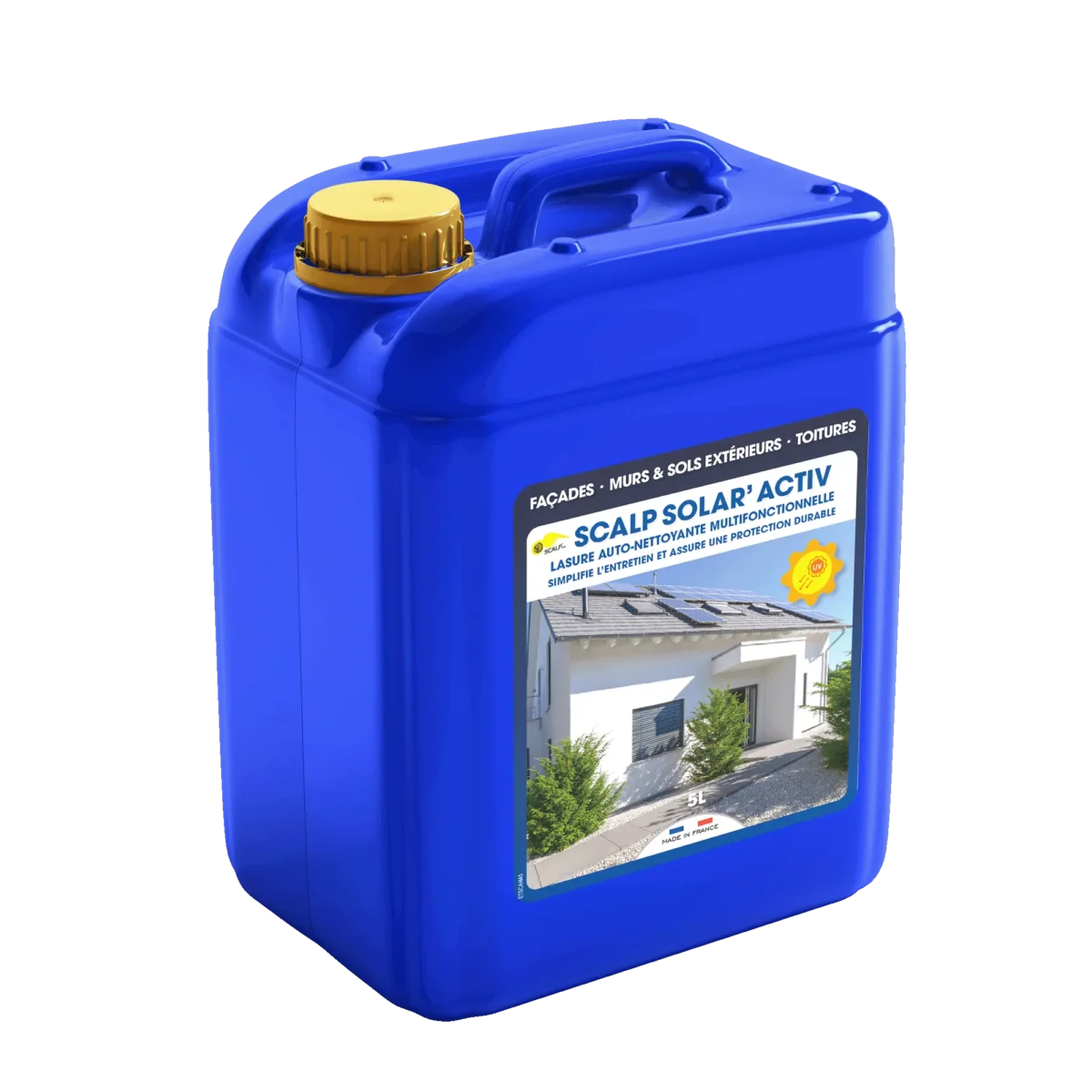 Lasure auto-nettoyante photocatalytique