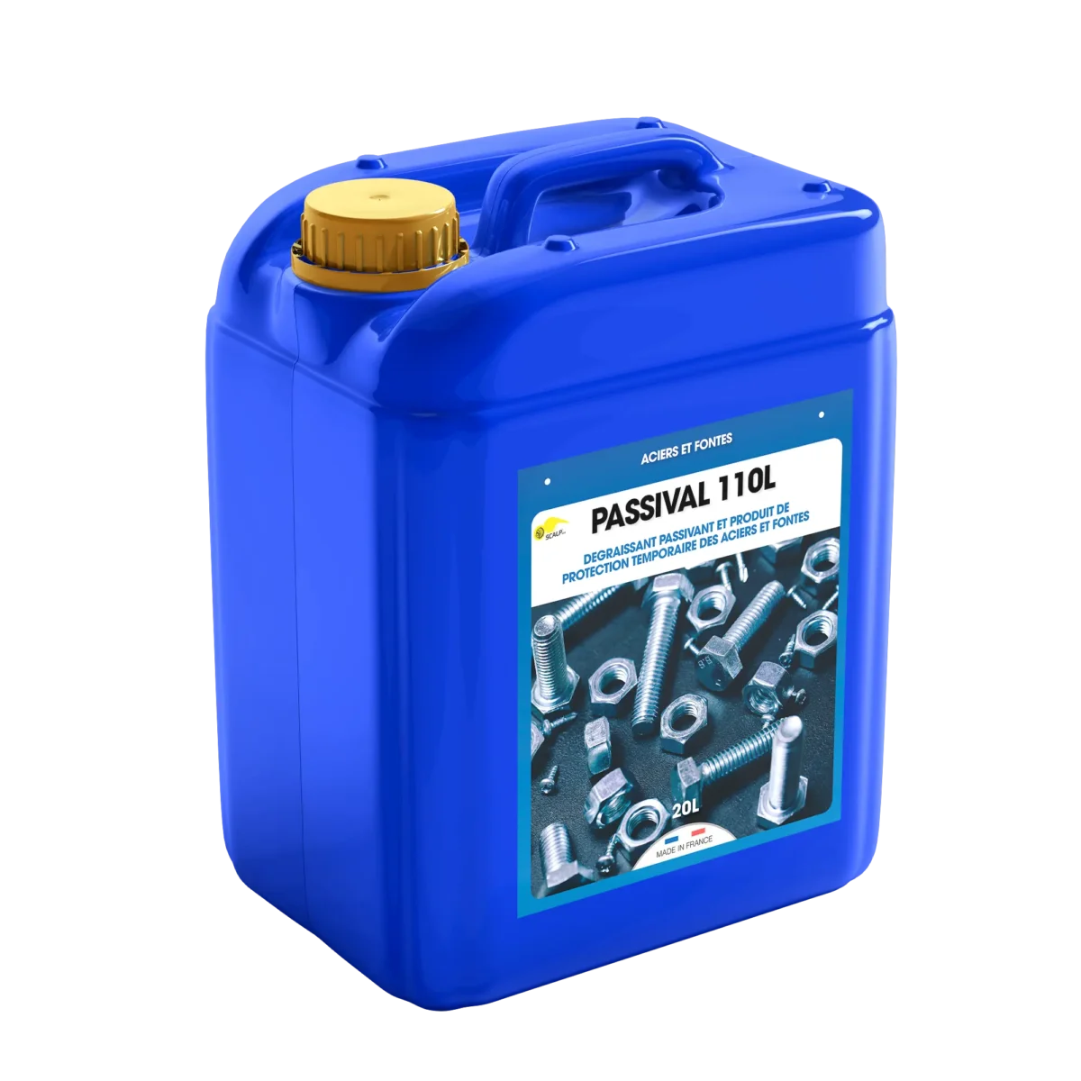 Passivant et dégraissant pour acier et fonte