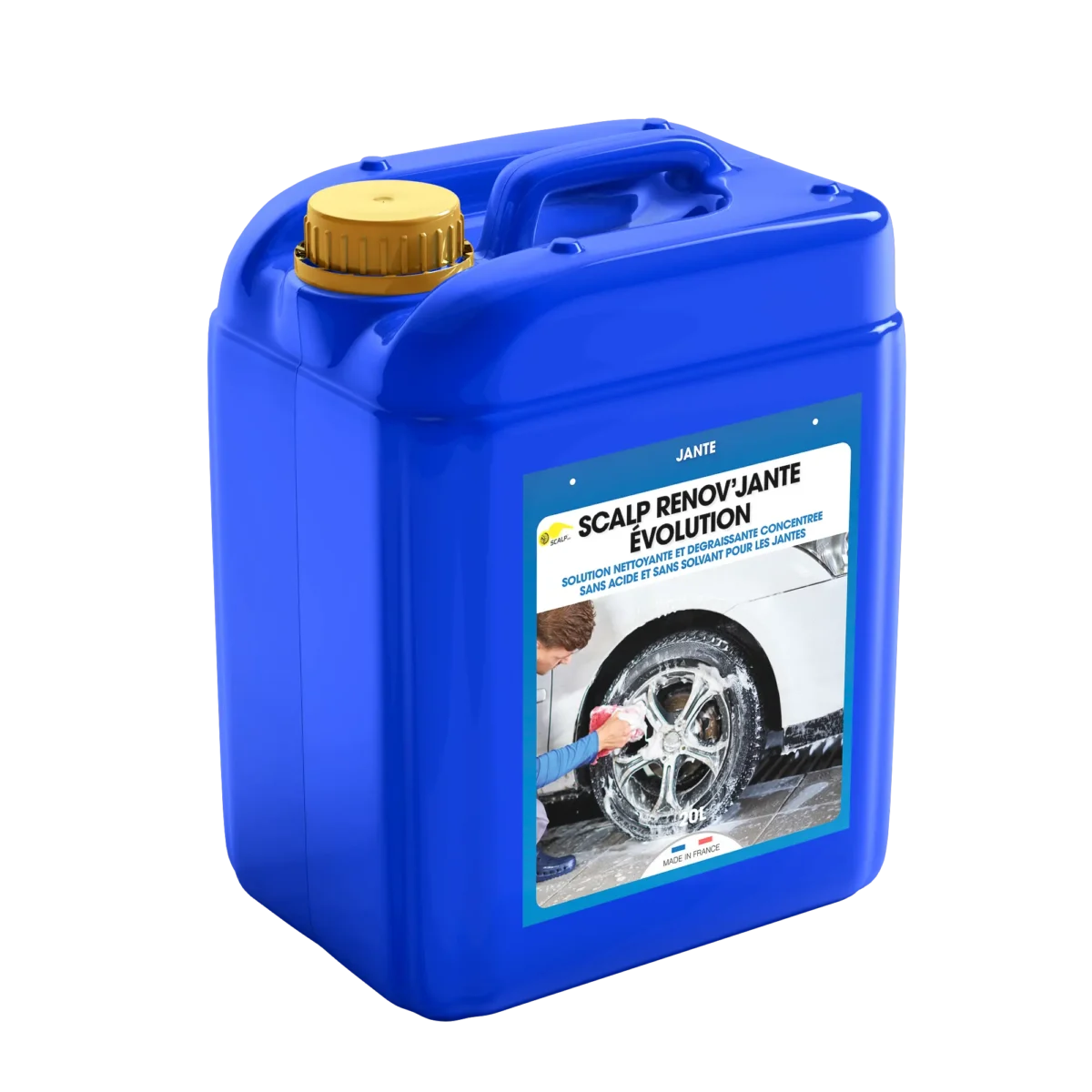 Nettoyant jantes automobile