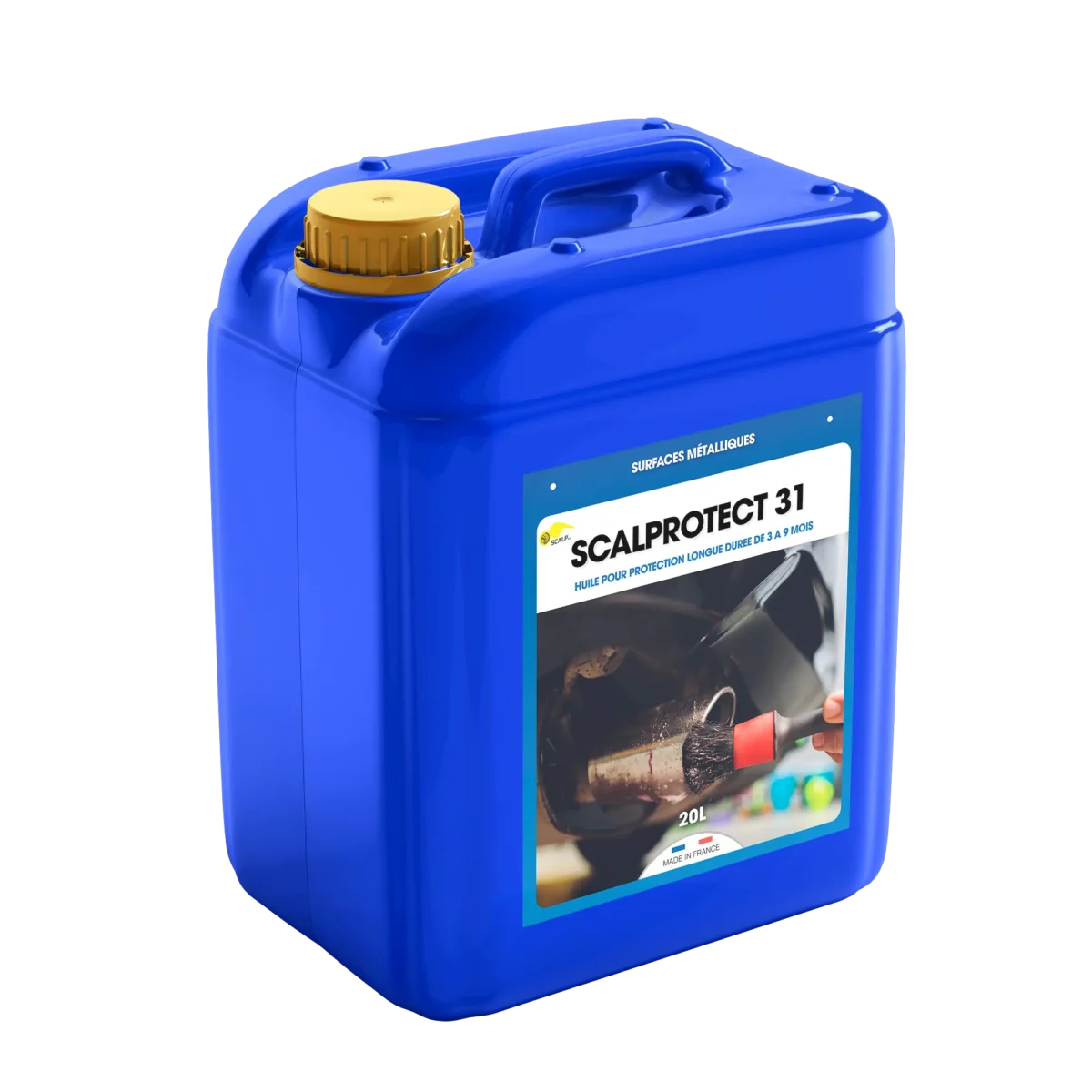 Huile protection pour surfaces métalliques