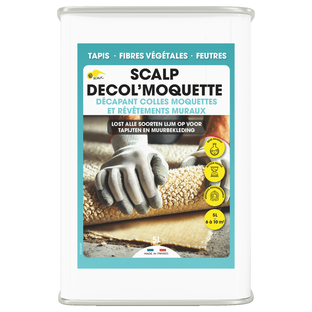 Décapant colle moquette