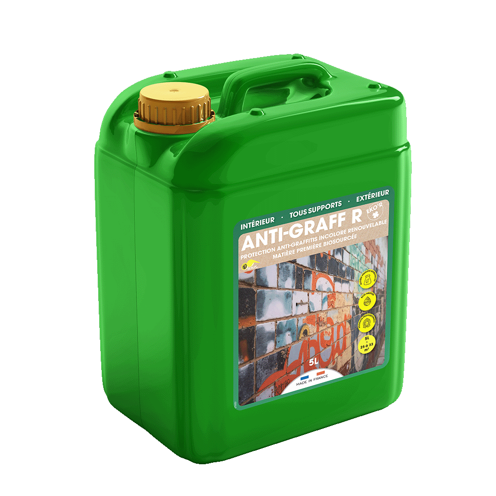 Application de la protection anti-graffiti biosourcée SCALP ANTI-GRAFF R EKO’R