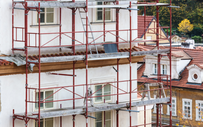 Travaux de décapage